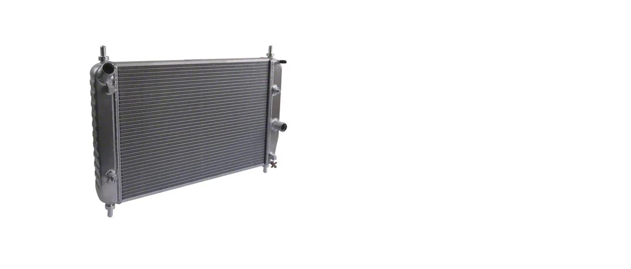 DeWitts Pro Series Direct Fit Radiator and Fan Combo; Natural Finish (05-06 Corvette C6 w/ Z51 Package; 07-09 Corvette C6 w/ Wet Sump Engines)
