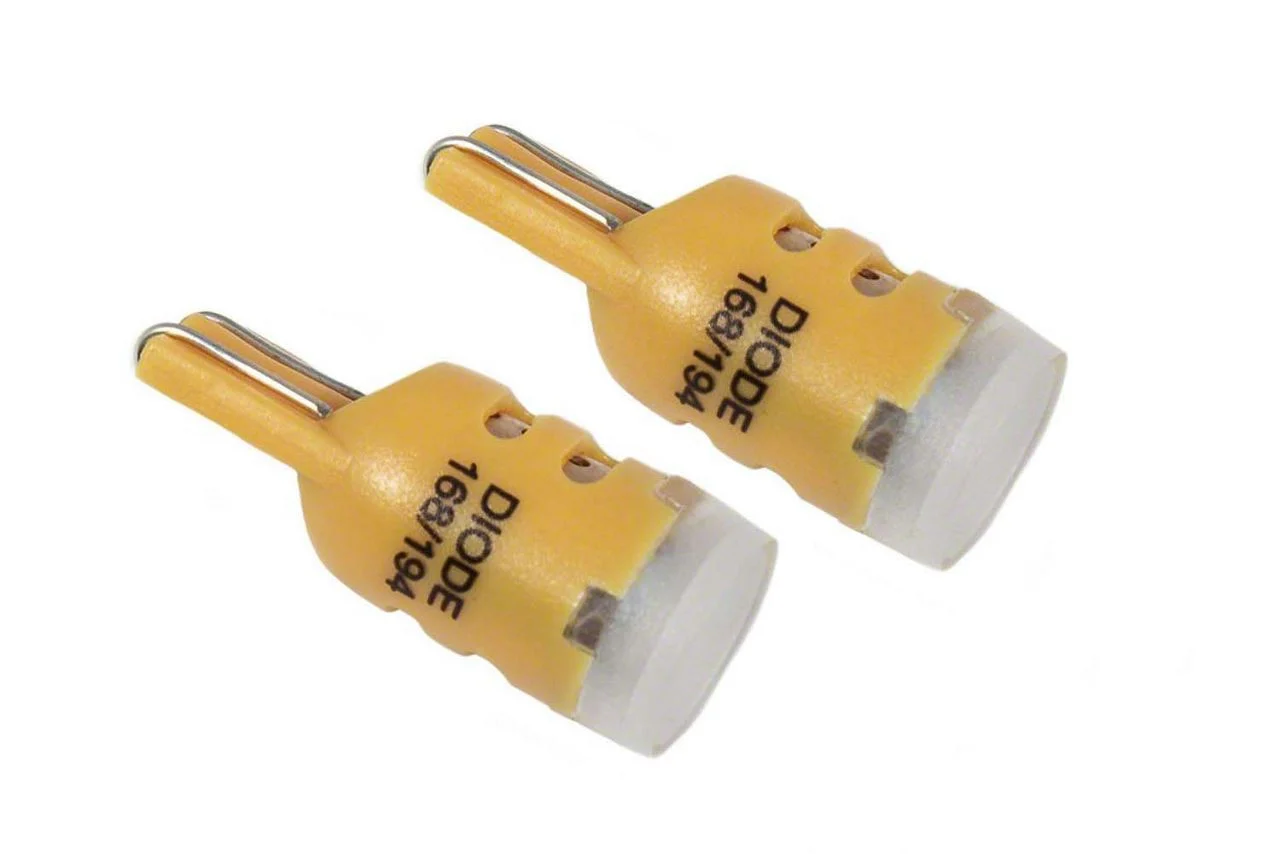 Diode Dynamics Amber LED Map Light Bulbs; 194 HP5 (00-13 Corvette C5 & C6)