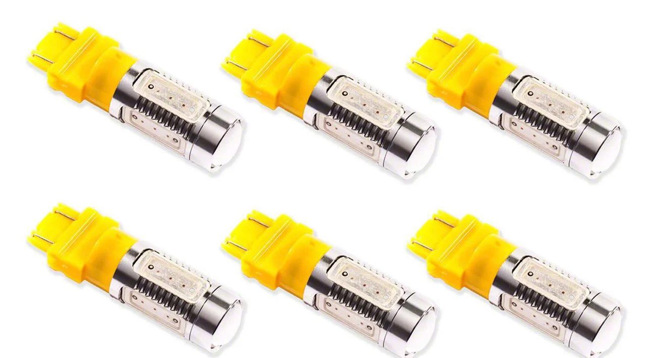 Diode Dynamics Amber Rear Turn Signal LED Light Bulbs; 3157 HP11 (07-09 Mustang GT500)
