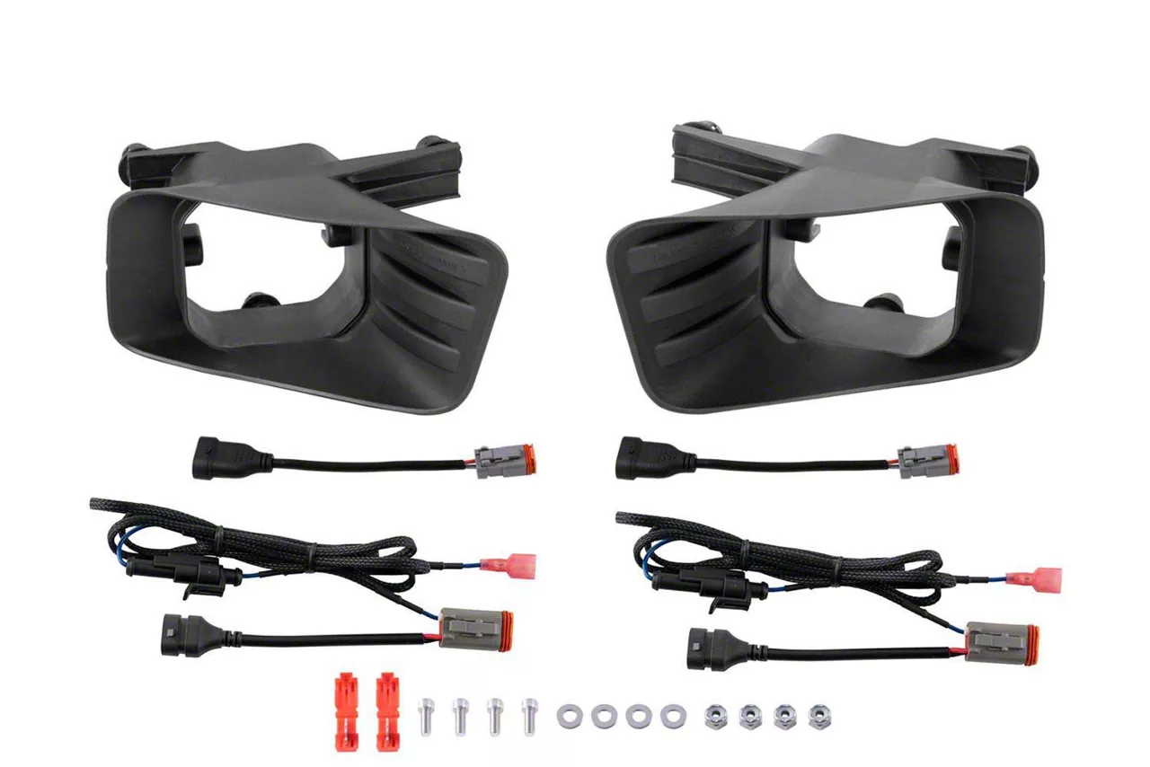 Diode Dynamics SS3 Horizontal Fog Light Mounting Kit (10-18 RAM 3500)
