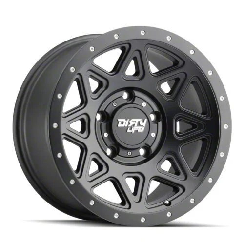 Dirty Life Theory Matte Black 6-Lug Wheel; 20x9; 0mm Offset (19-23 Ranger)