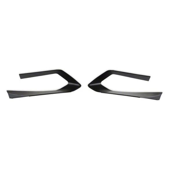 Lower Grille Insert Kit; Satin Black (20-26 Corvette C8, Excluding Z06)