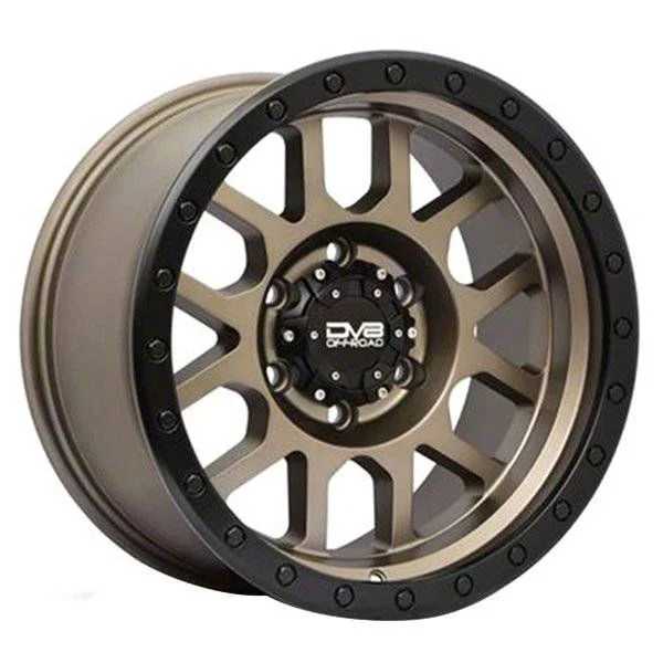 DV8 Offroad 883 Simulated Beadlock Matte Bronze 6-Lug Wheel; 17x9; 0mm Offset (07-14 Yukon)