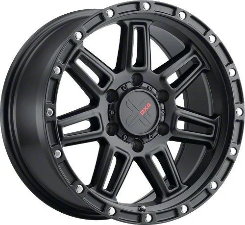 DX4 Wheels REBEL Flat Black 6-Lug Wheel; 18x9; 18mm Offset (09-14 F-150)