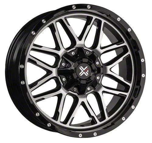DX4 Wheels VIBE Gloss Black Machined 6-Lug Wheel; 20x9; 10mm Offset (09-14 F-150)