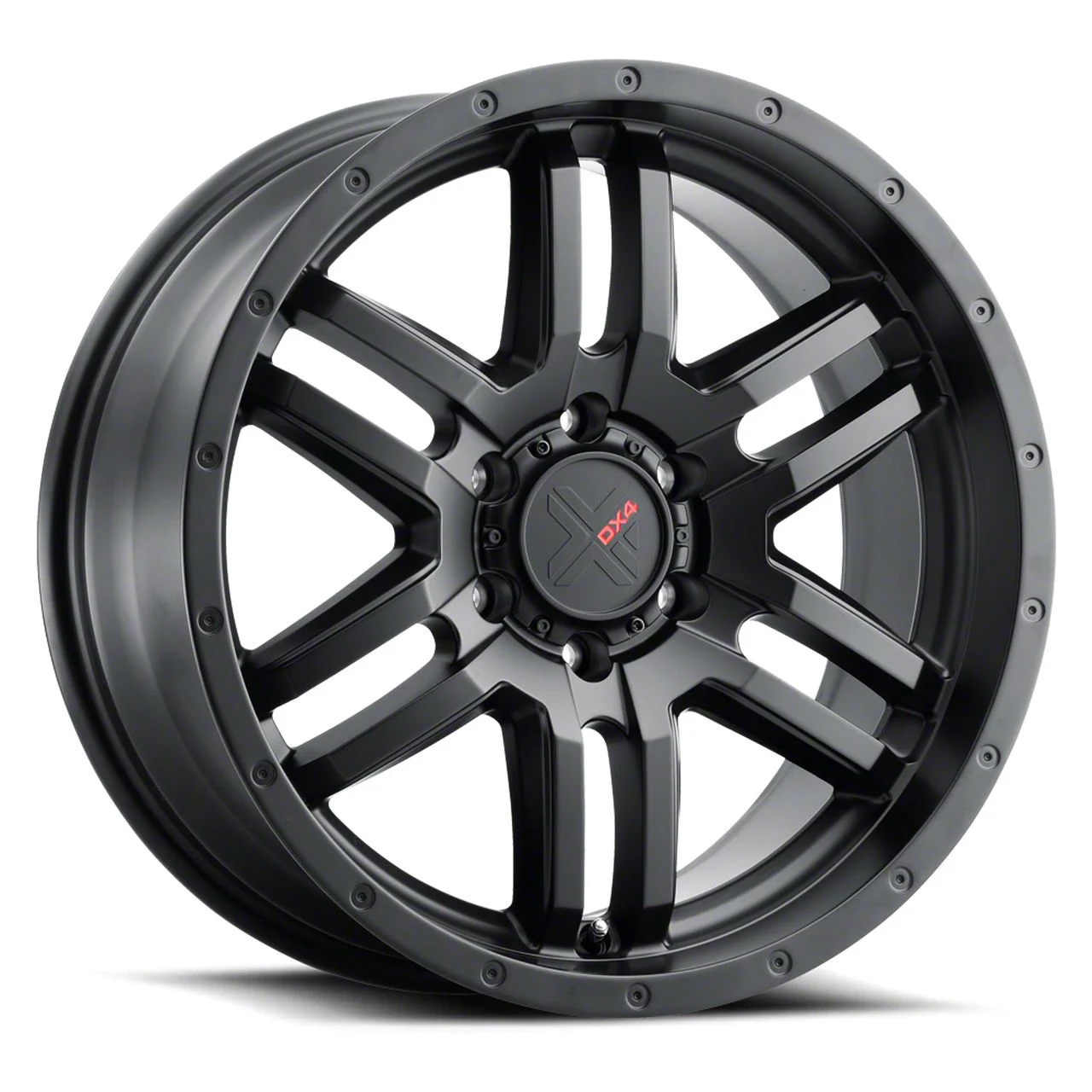 DX4 Wheels DYNO Flat Black 6-Lug Wheel; 18x8; 35mm Offset (19-23 Ranger)