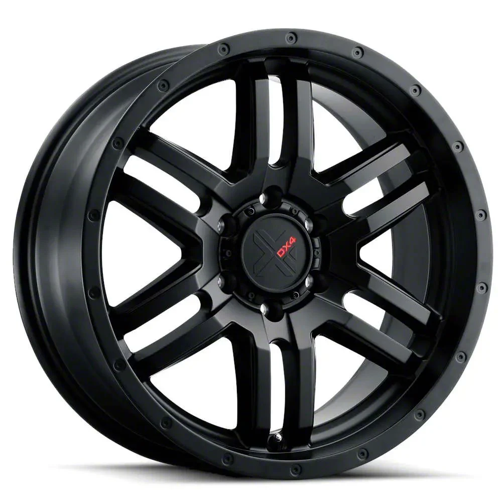 DX4 Wheels DYNO Flat Black 6-Lug Wheel; 20x9; 10mm Offset (19-23 Ranger)