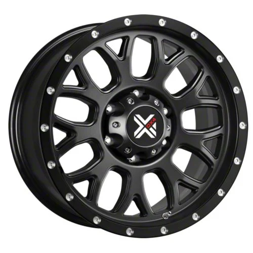 DX4 Wheels GEAR Flat Black 6-Lug Wheel; 17x8.5; -6mm Offset (19-23 Ranger)