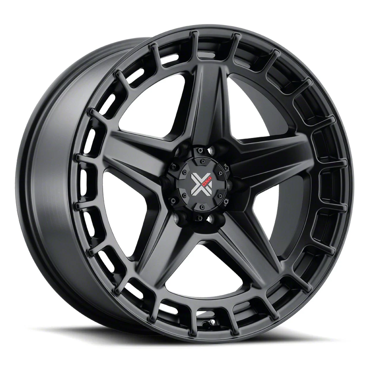 DX4 Wheels HAMMER Flat Black 6-Lug Wheel; 20x9; 10mm Offset (19-23 Ranger)