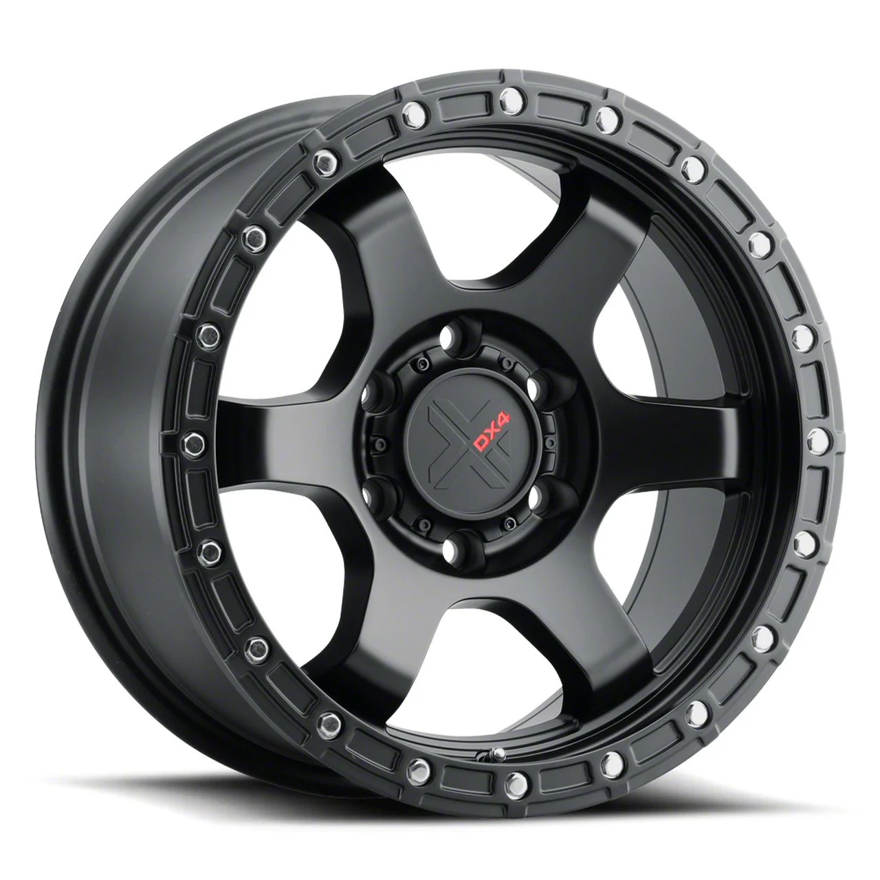 DX4 Wheels NITRO Flat Black 6-Lug Wheel; 18x9; 12mm Offset (19-23 Ranger)