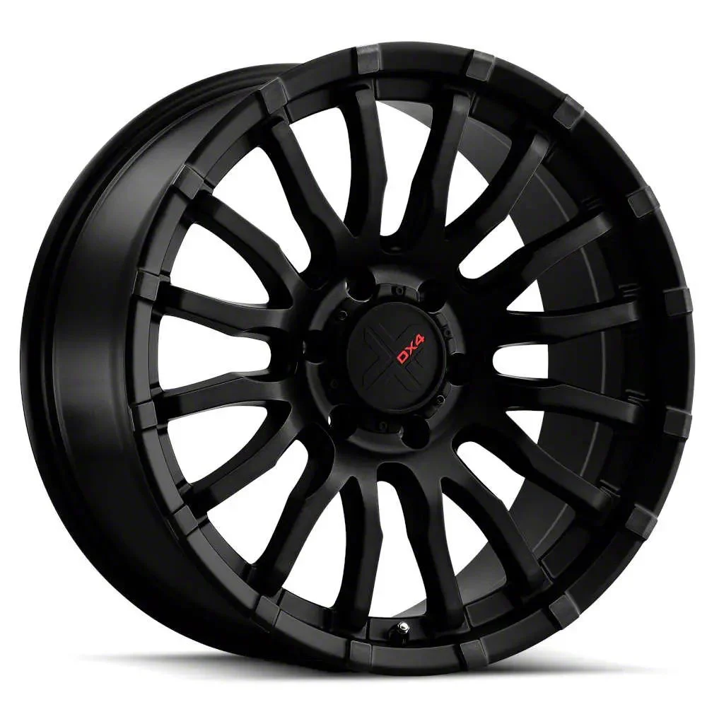 DX4 Wheels OCTANE Flat Black 6-Lug Wheel; 20x9; 10mm Offset (19-23 Ranger)
