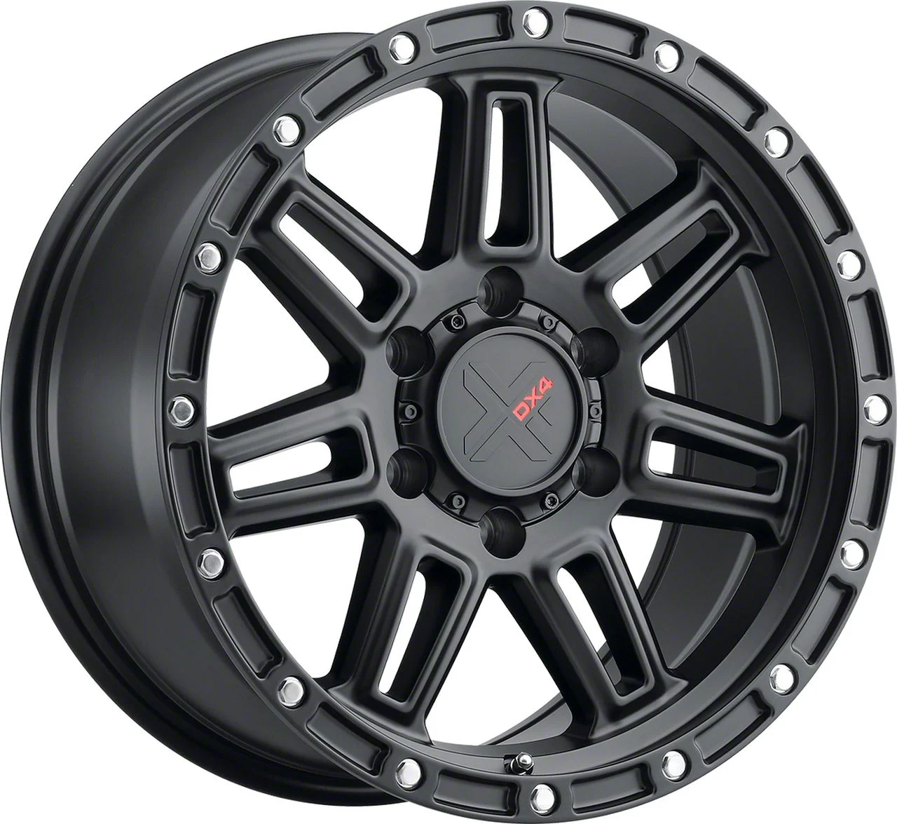 DX4 Wheels REBEL Flat Black 6-Lug Wheel; 18x9; 18mm Offset (19-23 Ranger)