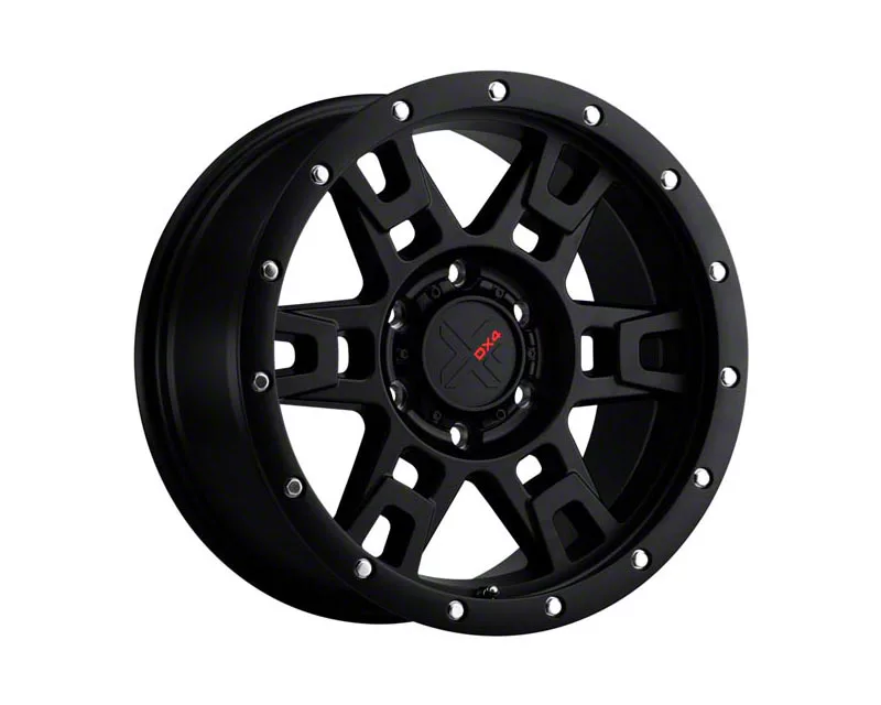 DX4 Wheels TERRAIN Flat Black 6-Lug Wheel; 17x8.5; 10mm Offset (15-20 Tahoe)