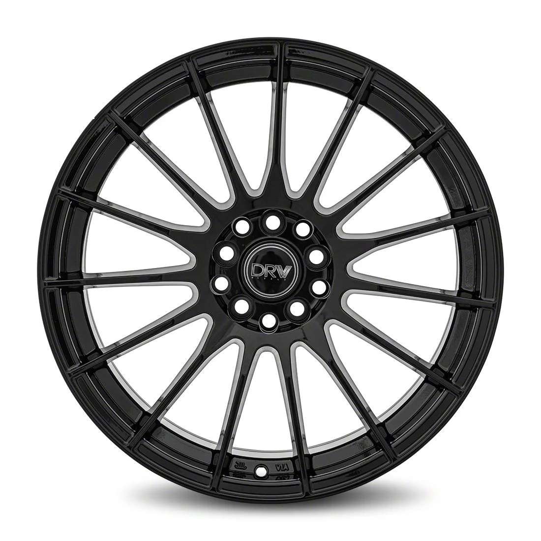 Dynamic Racing Wheels D15 Gloss Black Wheel; 18x8; 40mm Offset (10-14 Mustang GT w/o Performance Pack, V6)