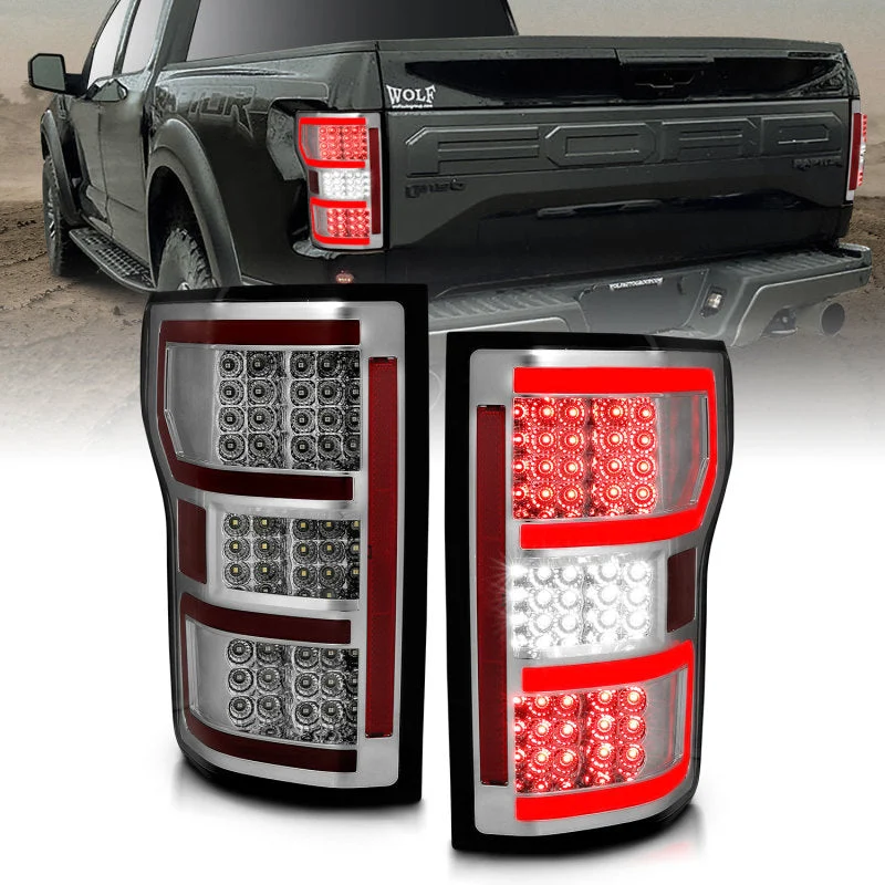 ANZO 18-19 Ford F-150 LED Taillights Chrome