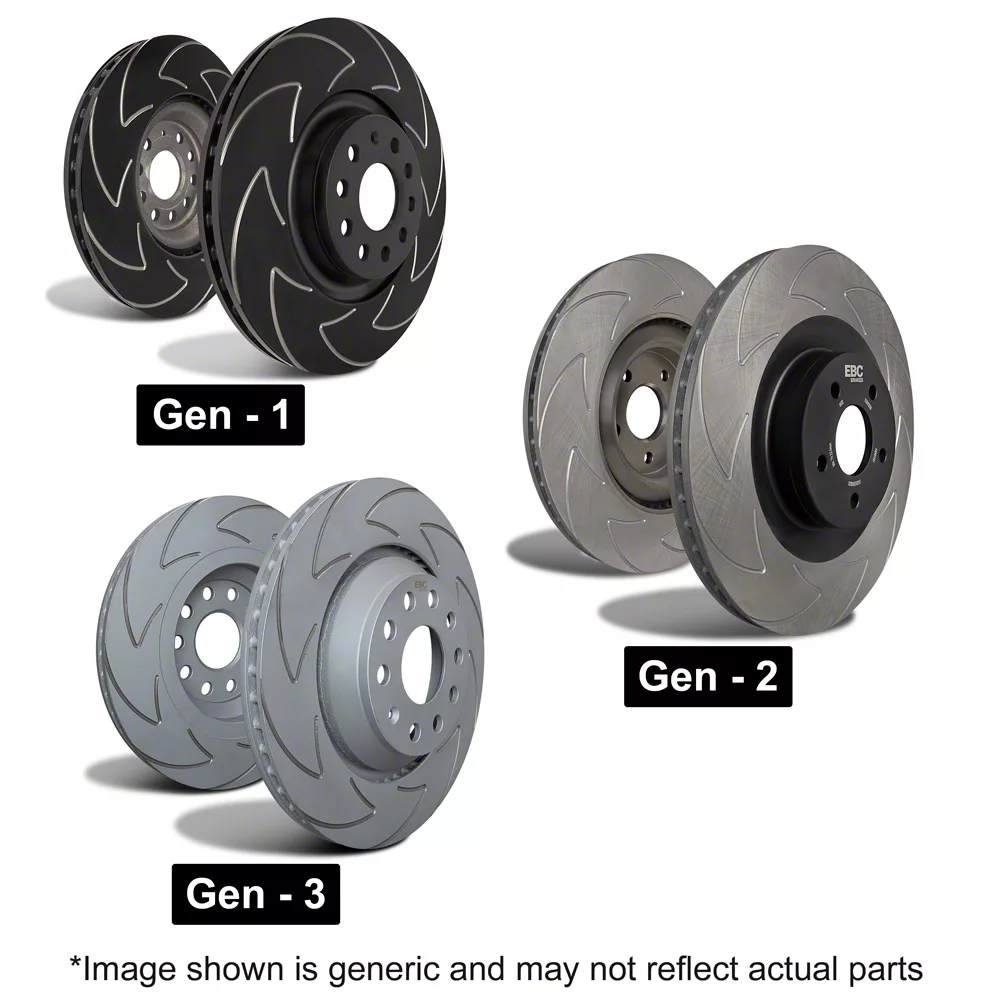 EBC Brakes BSD Slotted Rotors; Front Pair (12-15 Camaro ZL1)