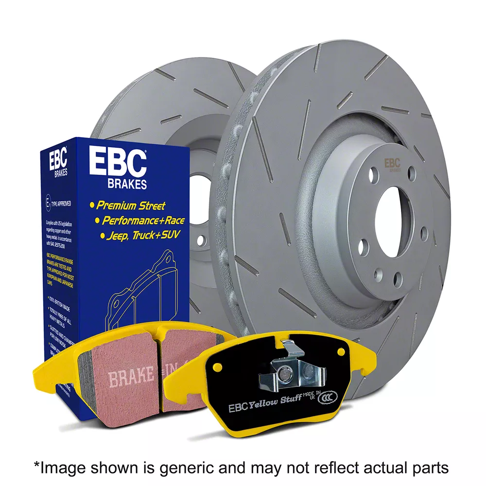 EBC Brakes Stage 9 Yellowstuff Brake Rotor and Pad Kit; Front (14-16 Corvette C7 Stingray w/ Standard JL9 Brake Package)