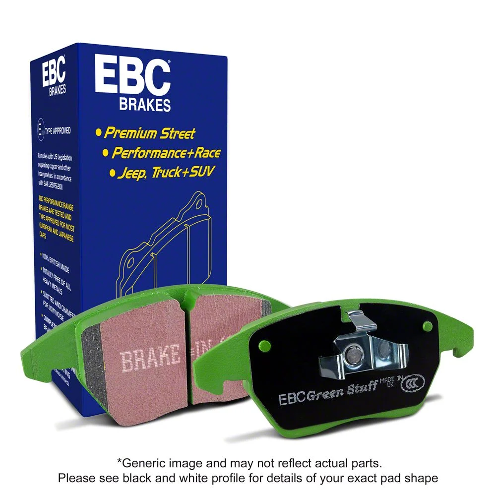 EBC Brakes Greenstuff 6000 Elite Truck and SUV Organic Brake Pads; Front Pair (20-26 Silverado 3500 HD)