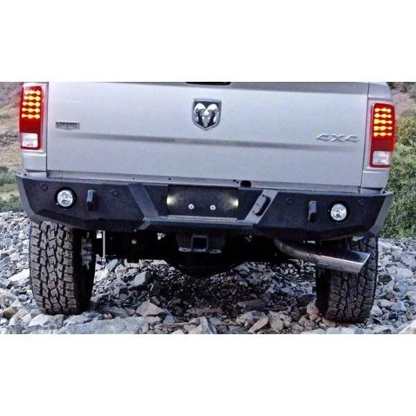 Expedition One Range Max Base Rear Bumper; Textured Black (10-18 RAM 3500)