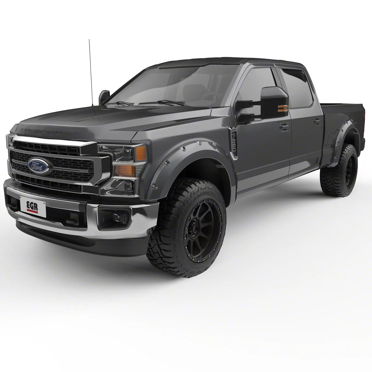 EGR Bolt-On Look Fender Flares; Magnetic Metallic (17-22 F-250 Super Duty)