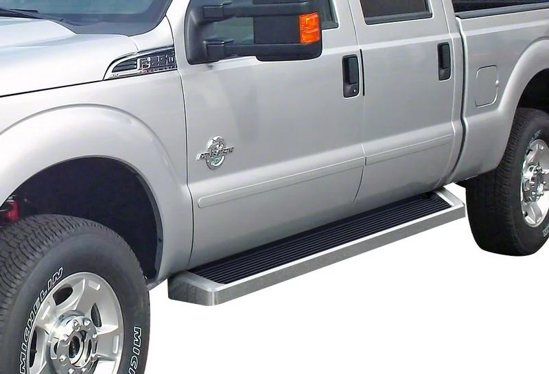 6-Inch iRunning Boards; Polished (11-16 F-350 Super Duty SuperCrew)