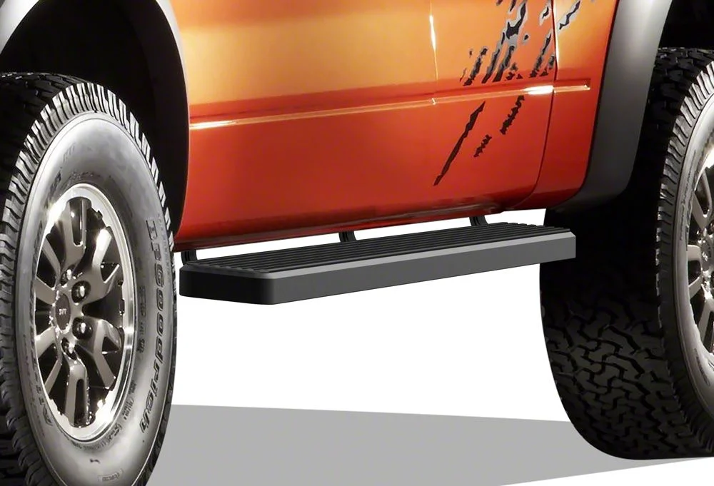 6-Inch iStep SS Running Boards; Black (17-26 F-350 Super Duty SuperCab)