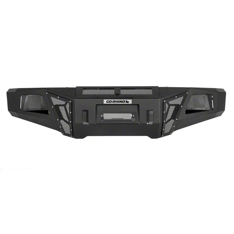 Go Rhino BR11 Winch-Ready Front Bumper; Textured Black (17-22 F-350 Super Duty)