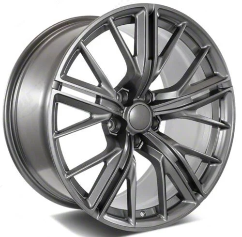 ZL Mesh Style Matte Gunmetal Wheel; 20x10; 23mm Offset (16-24 Camaro)