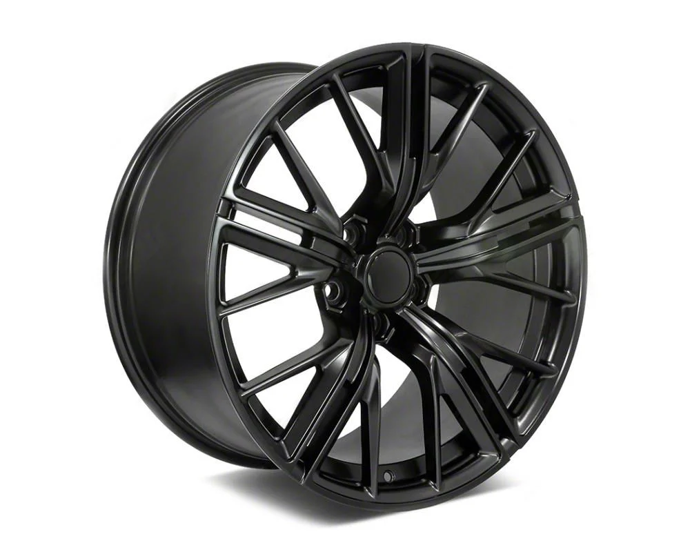 ZL Mesh Style Satin Black Wheel; 20x10; 23mm Offset (16-24 Camaro)
