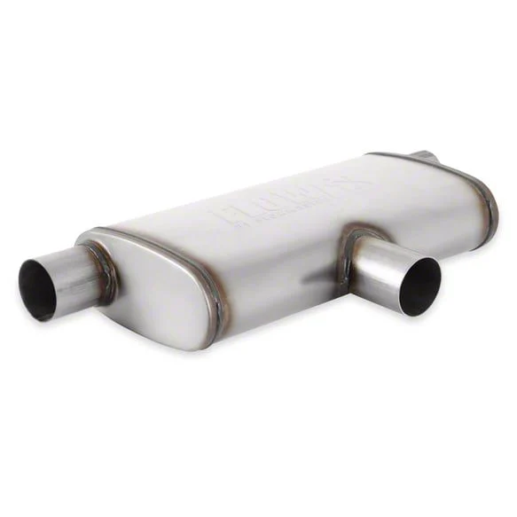 Flowmaster FlowFX Transverse Oval Muffler; 2.50-Inch Inlet/2.50-Inch Outlet (Universal; Some Adaptation May Be Required)