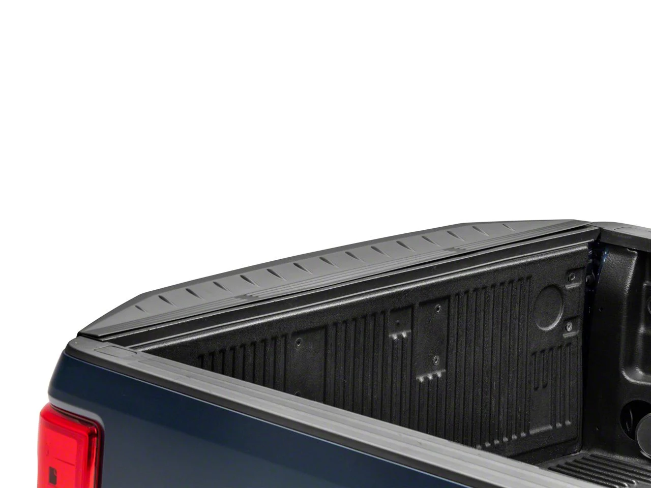 Ford Tailgate Spoiler; Satin Black (17-22 F-250 Super Duty)