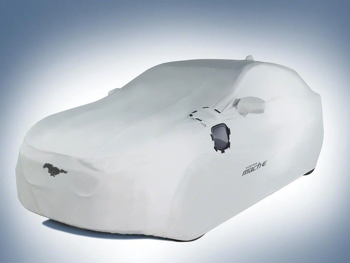 Ford Car Cover; Gray (21-26 Mustang Mach-E)