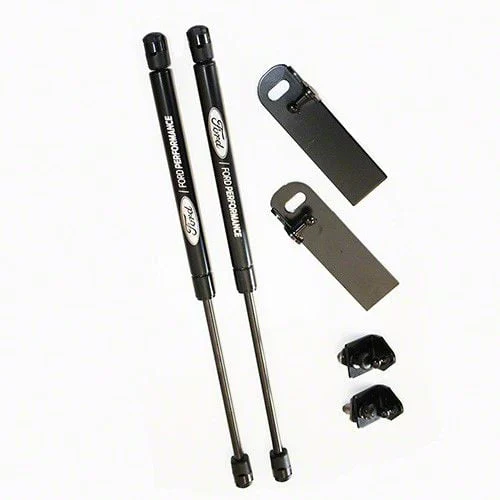 Ford Performance Hood Strut Kit with Ford Performance Logo (15-20 Mustang GT350)