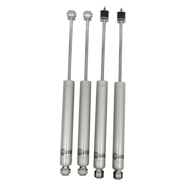 Freedom Offroad Extended Nitro Front and Rear Shocks for 1 to 3-Inch Lift (03-13 4WD RAM 3500)