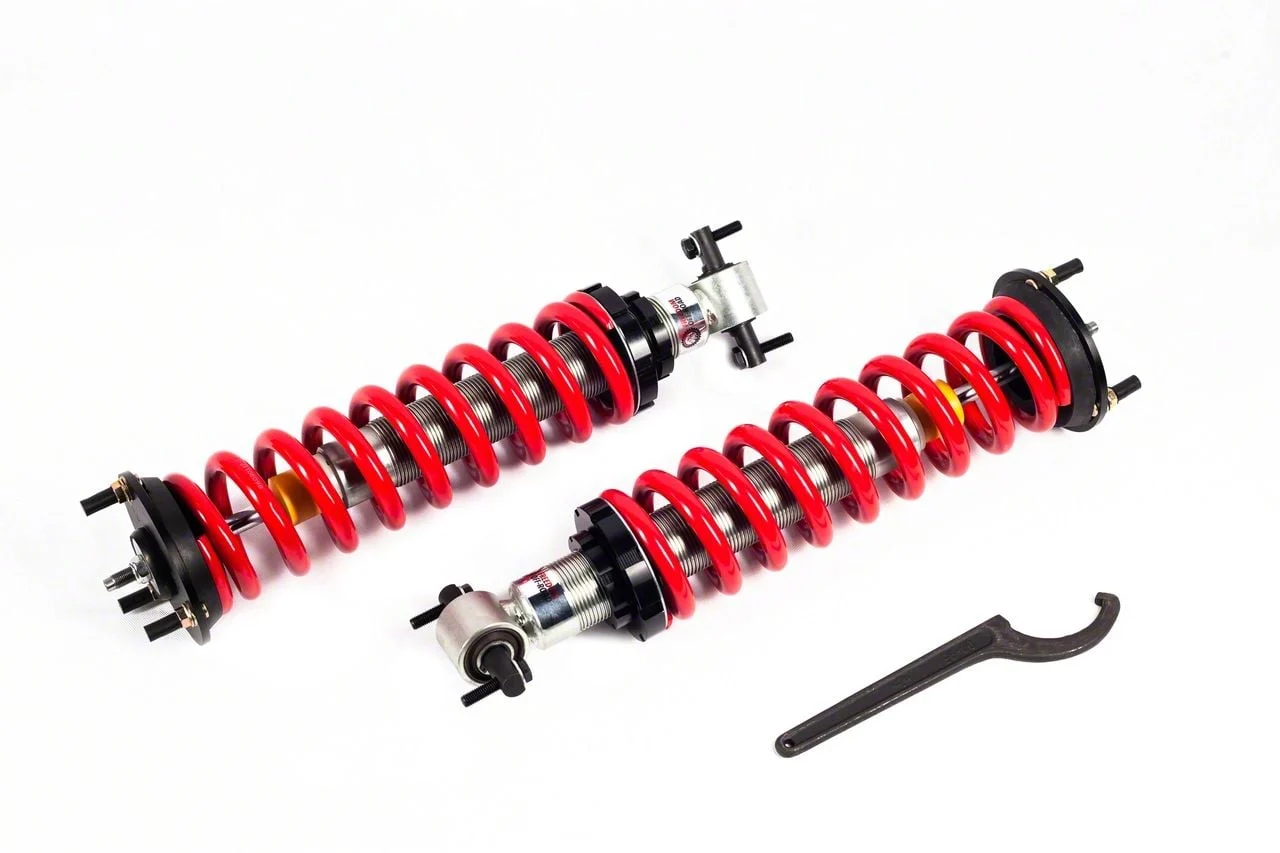 Freedom Offroad 1 to 4-Inch Adjustable Front Coil-Overs (07-18 Sierra 1500, Excluding Denali)
