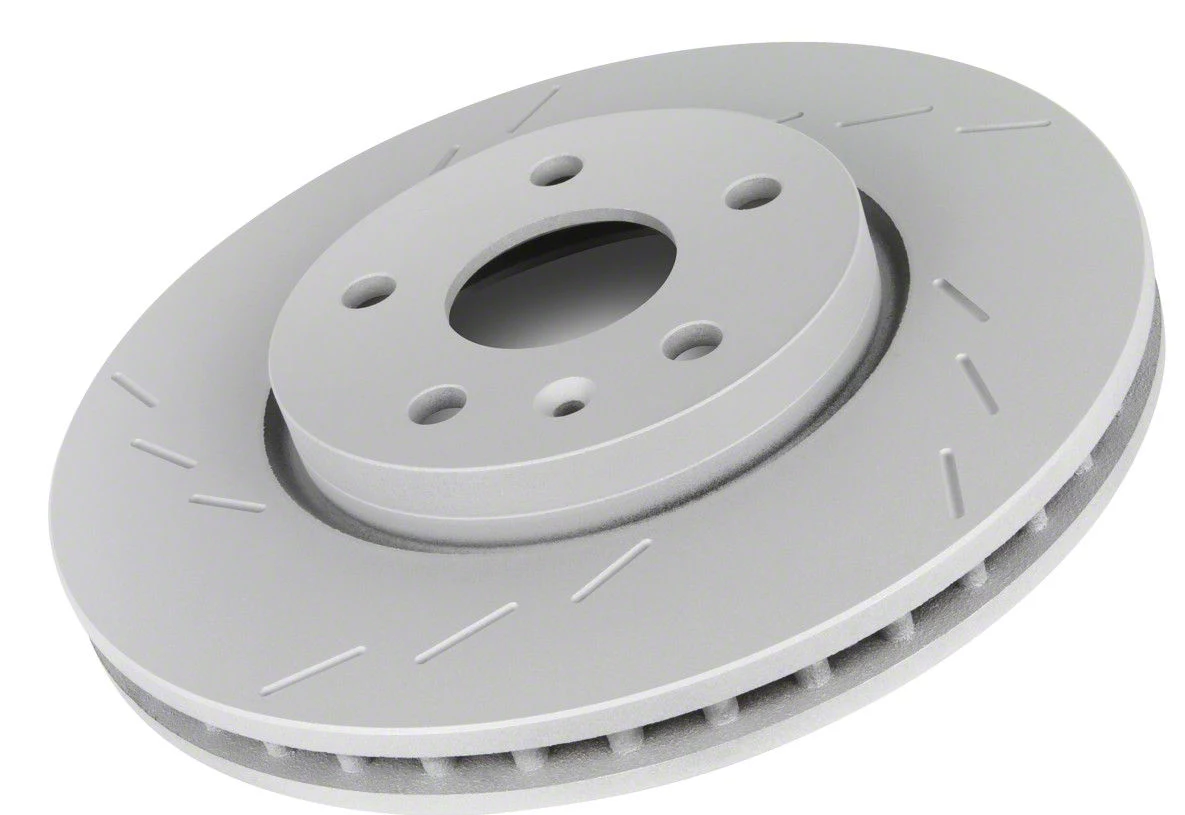 Frozen Rotors Slotted Rotor; Rear Passenger Side (16-24 Camaro LS & LT w/ Single Piston Front Calipers)