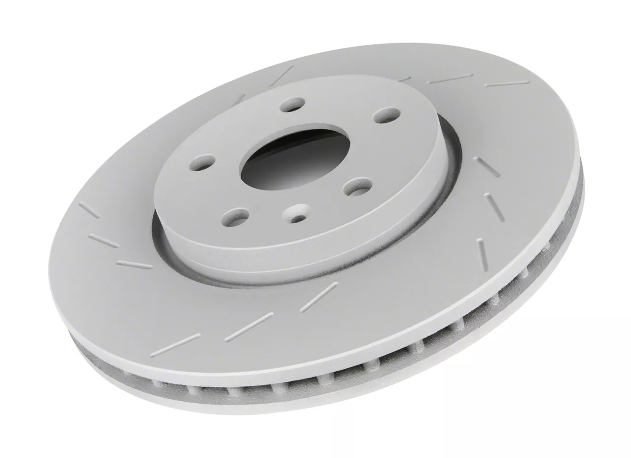 Frozen Rotors Slotted Rotor; Front Driver Side (17-20 Challenger w/ Mopar Big Brake Kit)