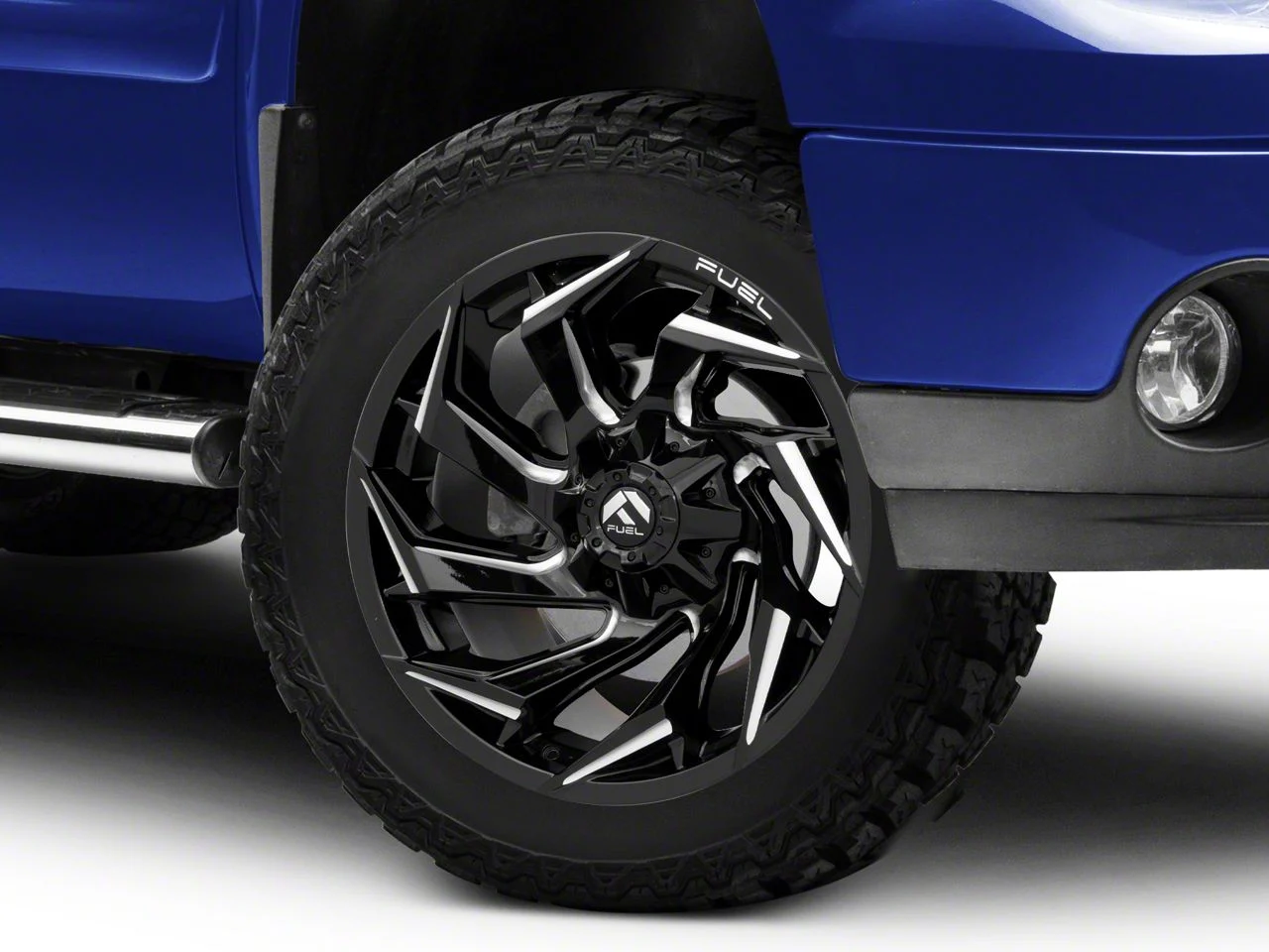 Fuel Wheels Reaction Gloss Black Milled 6-Lug Wheel; 20x9; 20mm Offset (07-13 Sierra 1500)