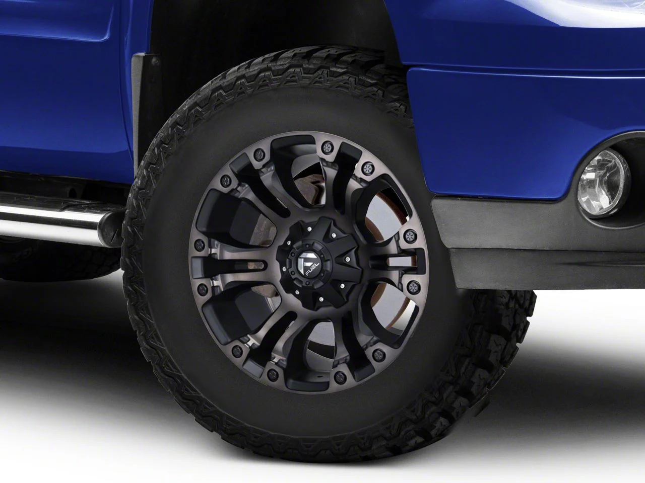 Fuel Wheels Vapor Matte Black Double Dark Tint 6-Lug Wheel; 17x9; 20mm Offset (07-13 Sierra 1500)
