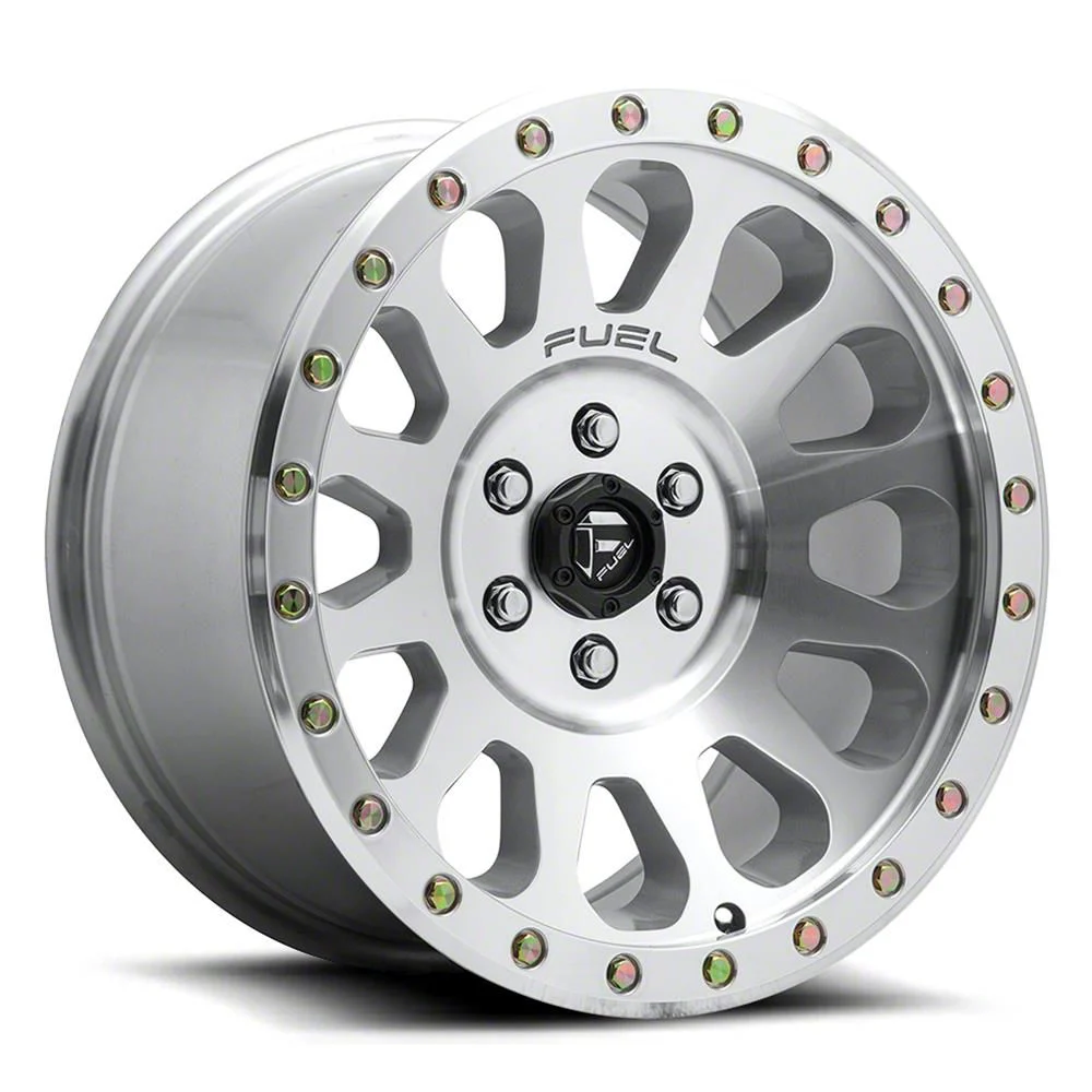 Fuel Wheels Vector Diamond Cut Machined 6-Lug Wheel; 17x8.5; 7mm Offset (07-14 Tahoe)