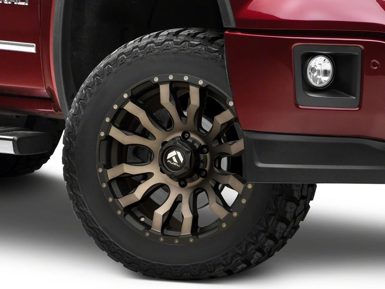Fuel Wheels Blitz Matte Black Double Dark Tint 6-Lug Wheel; 20x9; 20mm Offset (14-18 Sierra 1500)