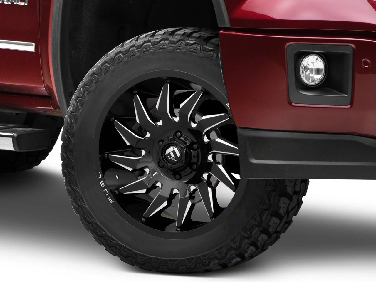 Fuel Wheels Saber Gloss Black Milled 6-Lug Wheel; 20x10; -18mm Offset (14-18 Sierra 1500)
