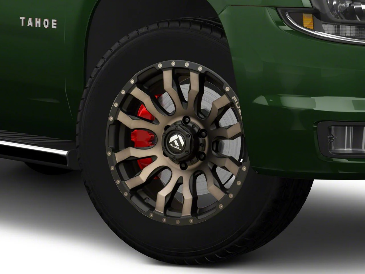 Fuel Wheels Blitz Matte Black Double Dark Tint 6-Lug Wheel; 20x10; -18mm Offset (15-20 Tahoe)