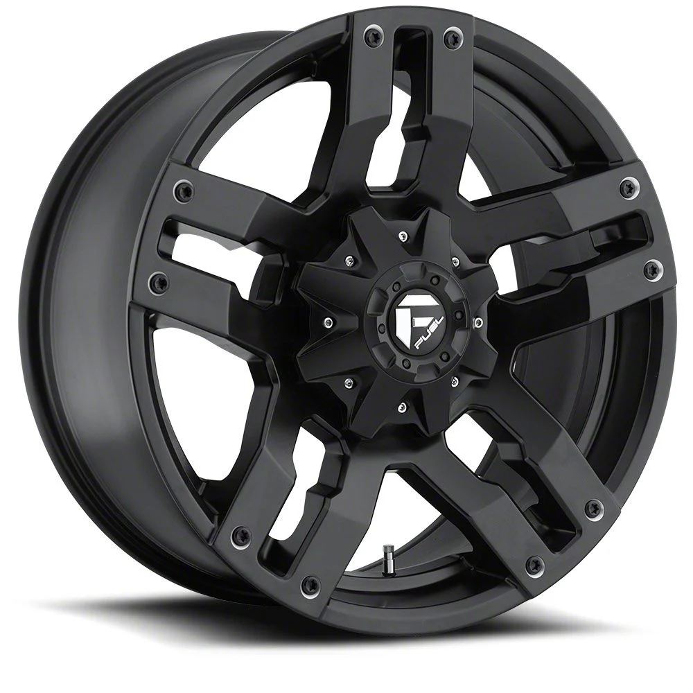 Fuel Wheels Pump Matte Black 6-Lug Wheel; 20x9; 20mm Offset (15-20 Tahoe)