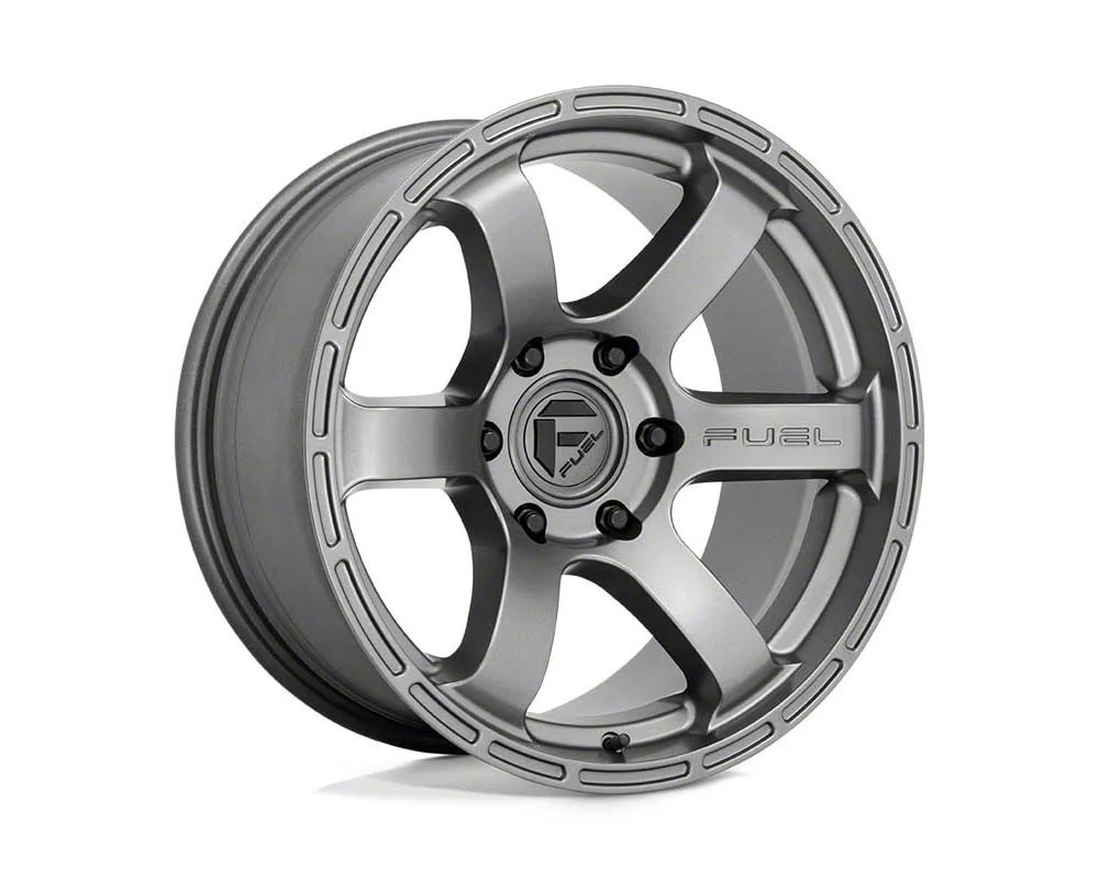 Fuel Wheels Rush Matte Gunmetal 6-Lug Wheel; 18x9; 1mm Offset (15-20 Tahoe)