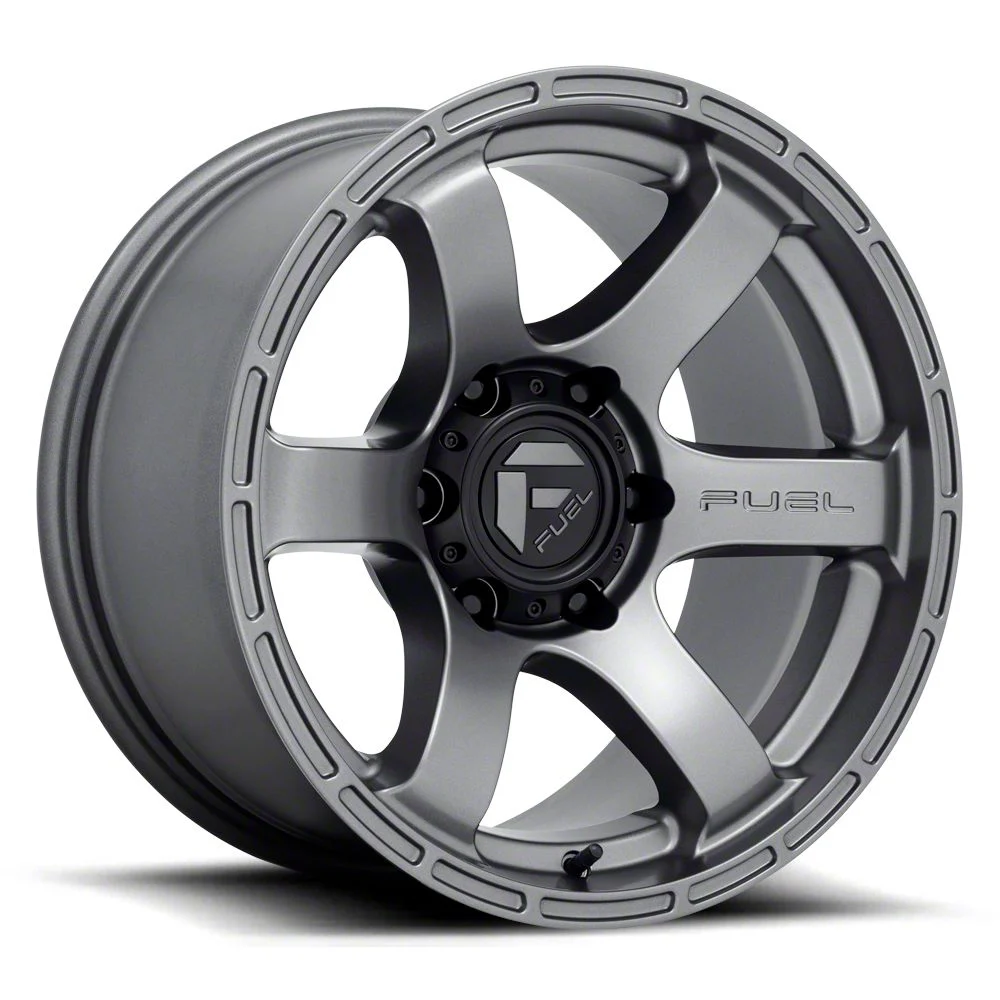 Fuel Wheels Rush Matte Gunmetal 6-Lug Wheel; 18x9; 20mm Offset (15-20 Tahoe)