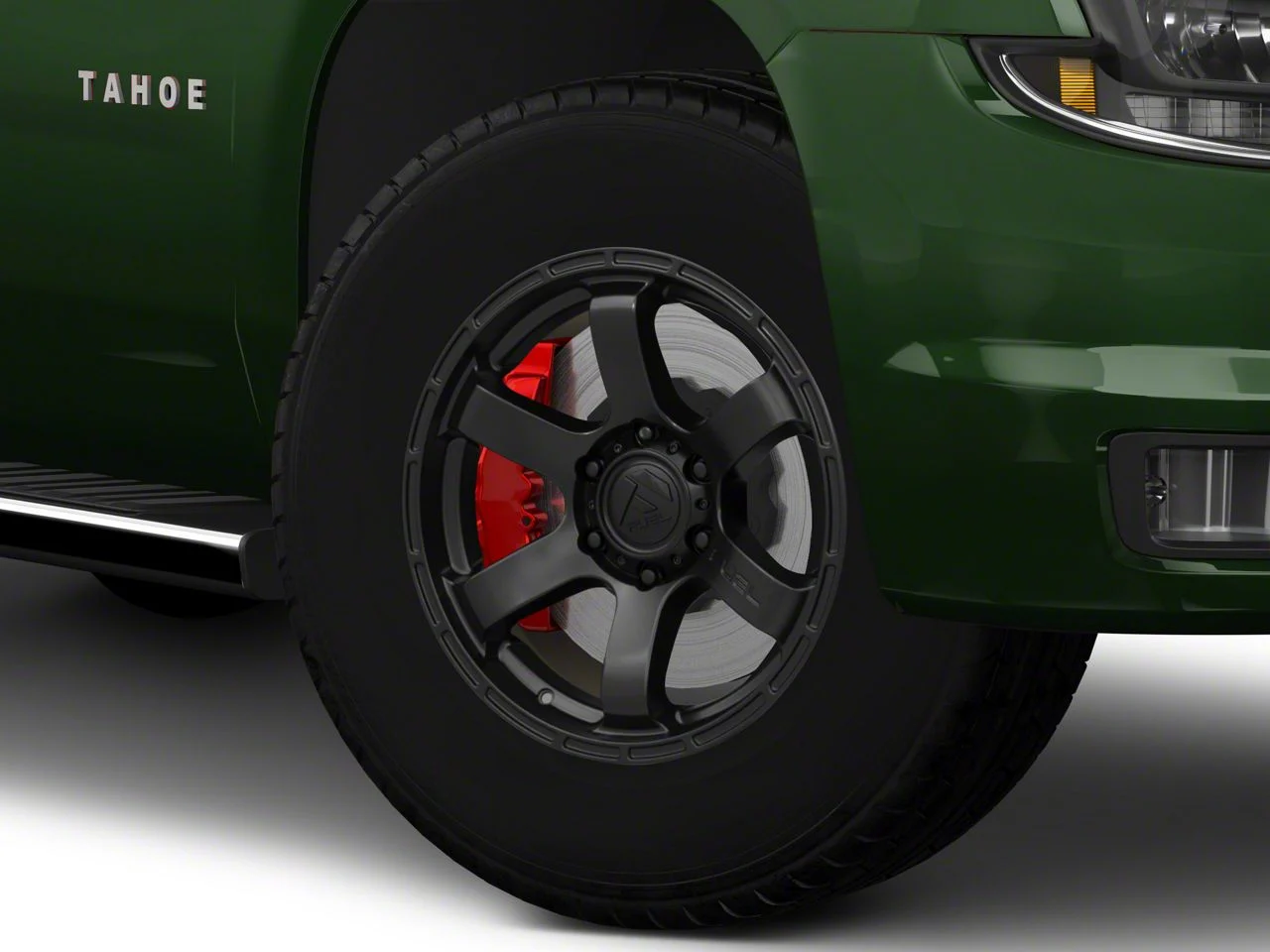 Fuel Wheels Rush Satin Black 6-Lug Wheel; 18x9; 1mm Offset (15-20 Tahoe)