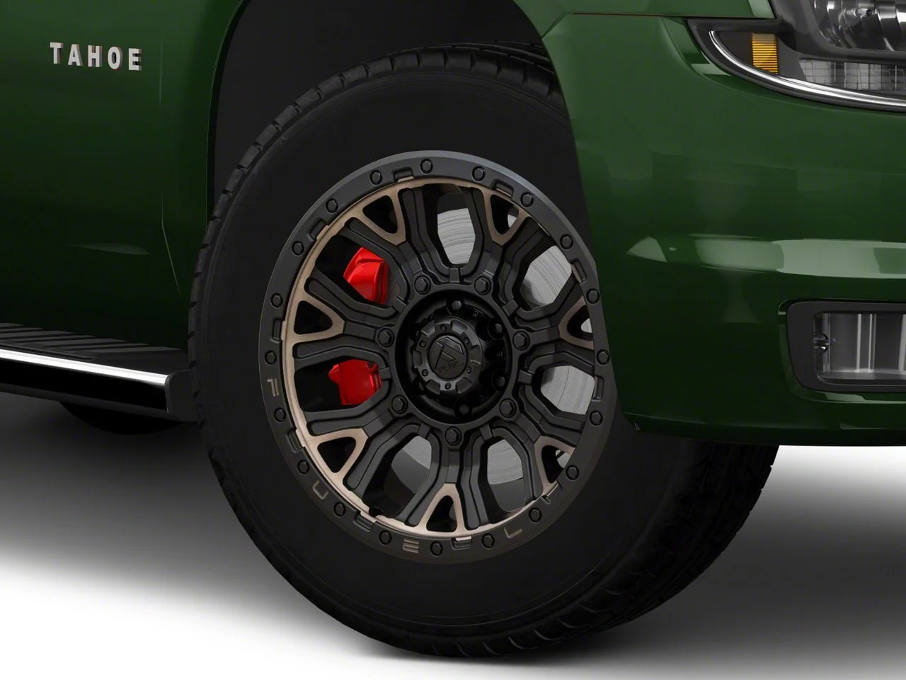 Fuel Wheels Traction Matte Black with Double Dark Tint 6-Lug Wheel; 20x10; -18mm Offset (15-20 Tahoe)