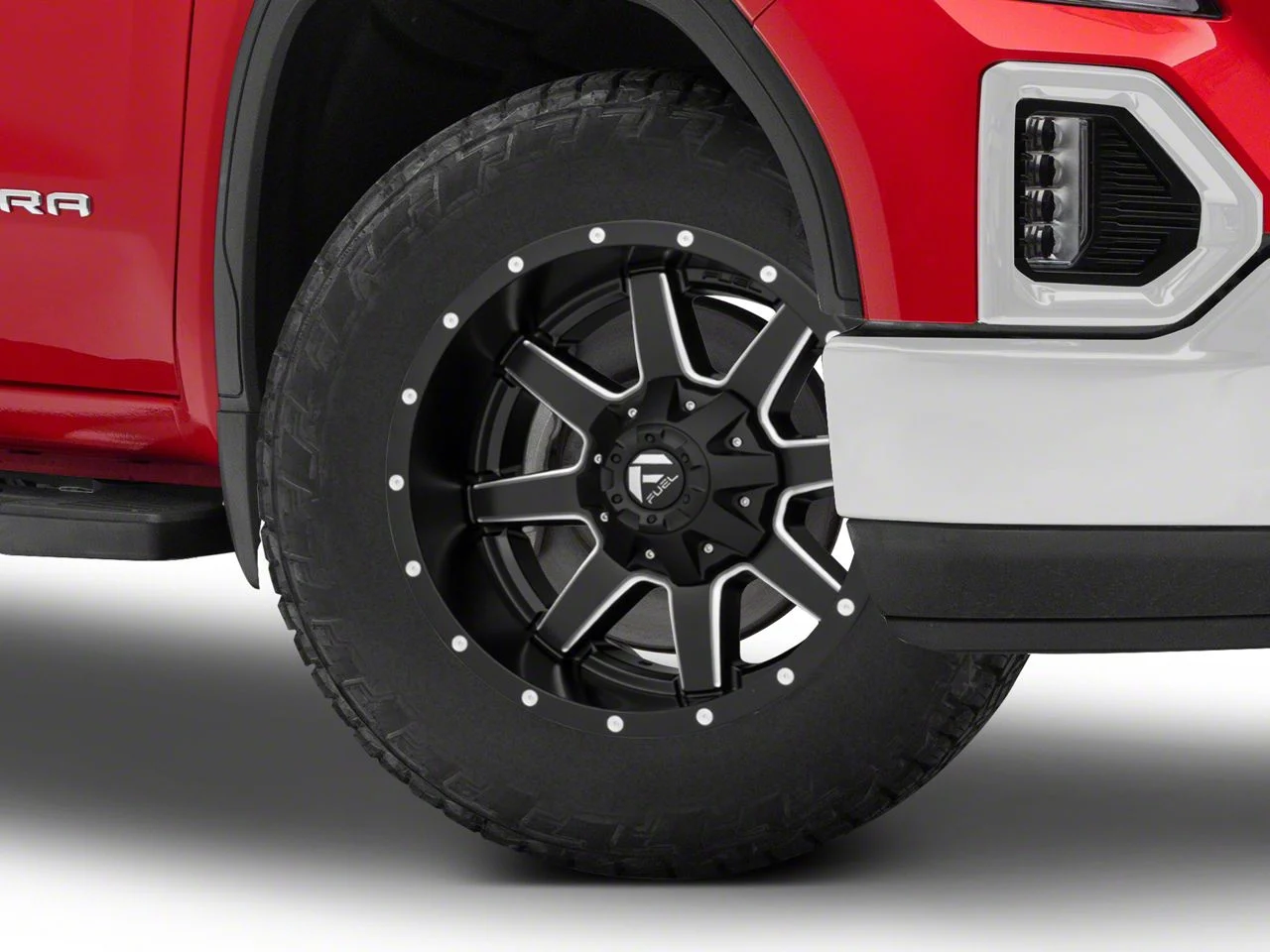 Fuel Wheels Maverick Matte Black Milled 6-Lug Wheel; 20x9; 19mm Offset (19-26 Sierra 1500)