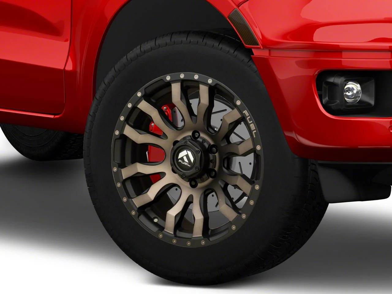 Fuel Wheels Blitz Matte Black Double Dark Tint 6-Lug Wheel; 20x10; -18mm Offset (19-23 Ranger)